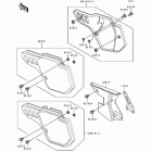 KDX200 (KDX200-E3) Side cover / chain case