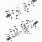 KLR650 (KL650-A1) Подножки