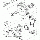 KE100 (KE100-B6) Переднее колесо