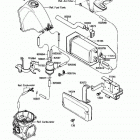 KLR650 (KL650-A1) Адсорбер, системы улавливания паров топлива