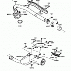 KLR650 (KL650-A1) Глушитель