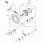 KX125 (KX125-H1) Задняя ступица колеса