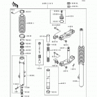 KDX200 (KDX200-E3) Передняя вилка