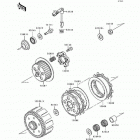 KX125 (KX125-H1) Сцепление