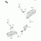 KX500 (KX500-E2) Подножки