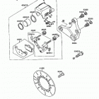 Vulcan 88 (VN1500-A1) Задний тормоз