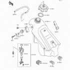 KX250 (KX250-H1) Топливный бак