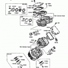 Vulcan 88 (VN1500-A1) Крышка головки цилиндров