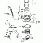 KLR650 (KL650-A1) Поршни