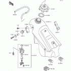 KX125 (KX125-H1) Топливный бак