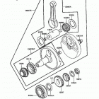 KLR650 (KL650-A1) Коленвал