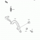KDX200 (KDX200-E3) Педаль тормоза