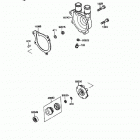 KLR650 (KL650-A1) Водяной насос