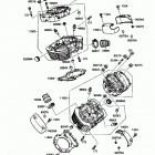 Vulcan 88 (VN1500-A1) Головка цилиндра