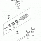 454 LTD (EN450-A6) Валы и вилки переключения передач