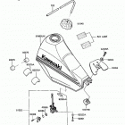 KLR250 (KL250-D7) Fuel tank(kl250-d7)