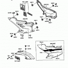 Ninja ZX-10 (ZX1000-B3) Боковые обтекатели