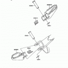 KX80 (KX80-N3) Подножки