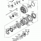 Vulcan 88 SE (VN1500-B4) Сцепление