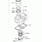 454 LTD (EN450-A6) Цилиндр и поршни