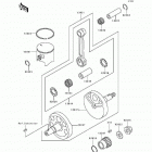KX125 (KX125-H1) Crankshaft / piston(kx125-h1)