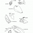 454 LTD (EN450-A6) Наклейки предупреждения