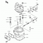 KX125 (KX125-H1) Cylinder head / cylinder(kx125-h1)
