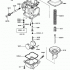 454 LTD (EN450-A6) Карбюратор в разборе