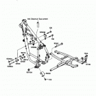 KLR250 (KL250-D4) Рама ,крепежные детали