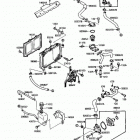 Ninja 600R (ZX600-C2) Radiator(c1 / c2-505600)