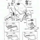 Ninja ZX-10 (ZX1000-B2) Топливный бак