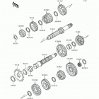 KDX200 (KDX200-E1) Трансмиссия