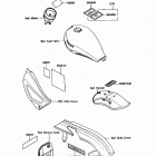 454 LTD (EN450-A3) Наклейки предупреждения