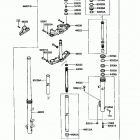 454 LTD (EN450-A3) Передняя вилка