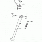 KLR250 (KL250-D4) Подножка