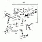 KLR250 (KL250-D4) Главный тормозной цилиндр,передний