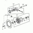 KLR250 (KL250-D4) Переднее колесо
