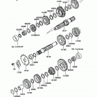 KLR250 (KL250-D4) Трансмиссия