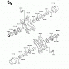 KFX 250 Mojave (KSF250-A17) Переднее колесо