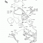 Prairie 650 4X4 Advantage Classic (KVF650-B2) Боковые обтекатели