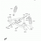 KFX80 (KSF80-A1) Передняя подвеска