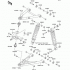 KFX 250 Mojave (KSF250-A17) Подвеска