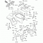 Bayou 250 (KLF250-A2) Переднее крыло(ья)