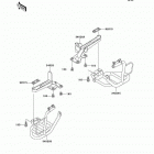 Bayou 300 (KLF300-B16) Подножки