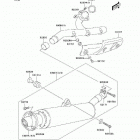 KFX400 (KSF400-A2) Глушитель