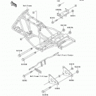 Bayou 250 (KLF250-A2) Крепление двигателя