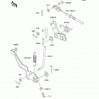 Bayou 250 (KLF250-A2) Педаль тормоза