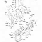 Prairie 650 4X4 Advantage Classic (KVF650-B2) Переднее крыло(ья)