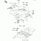 KFX 250 Mojave (KSF250-A17) Наклейки предупреждения