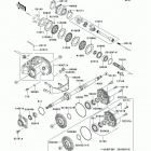 Prairie 650 4X4 Advantage Classic (KVF650-B2) Карданный вал - задний